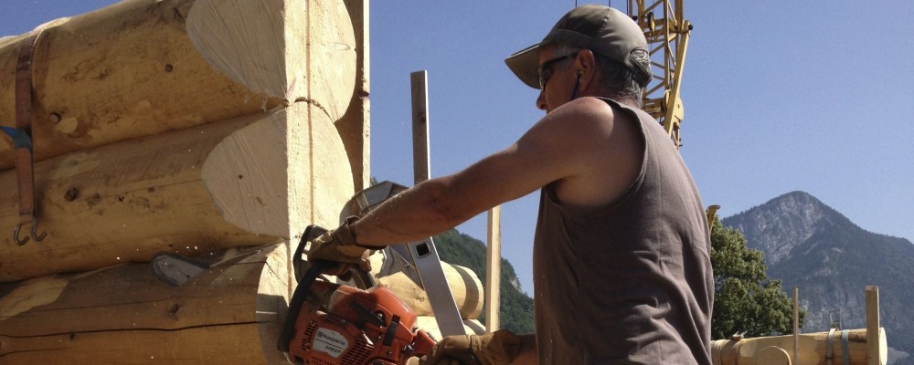 gîtes du tilleul luxe 10 12 personnes vercors Rencurel eco-construction rondins fustier